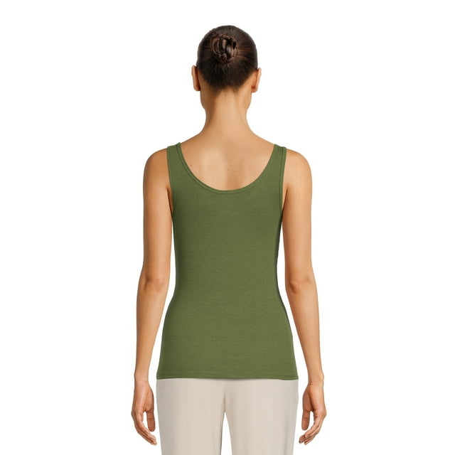 Time and Tru Womens Rib Tank Top
