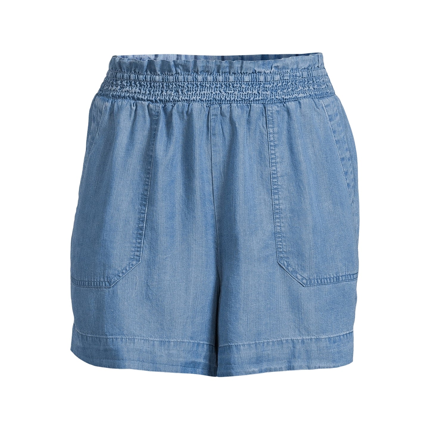 Time and Tru Women's Paperbag Waist Pull On-Shorts