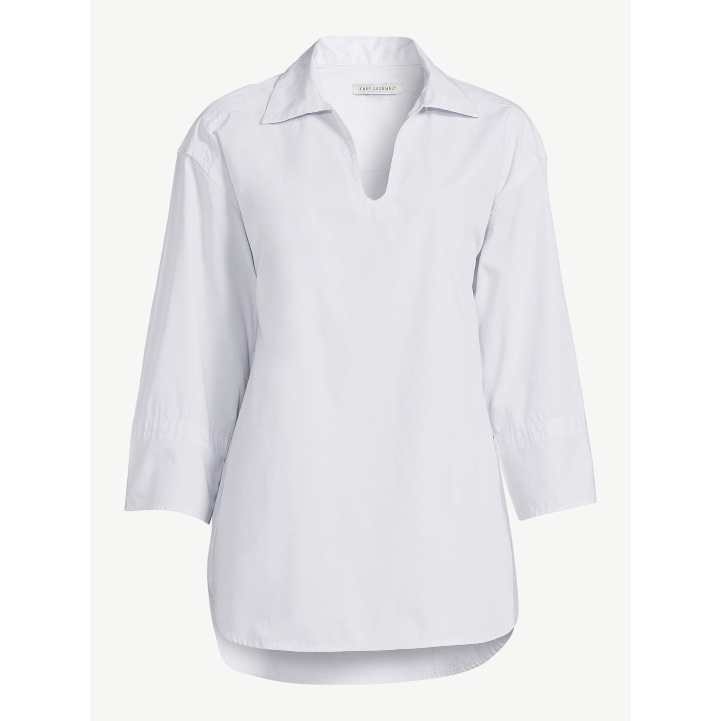 Free Assembly Womens Polo Tunic Shirt