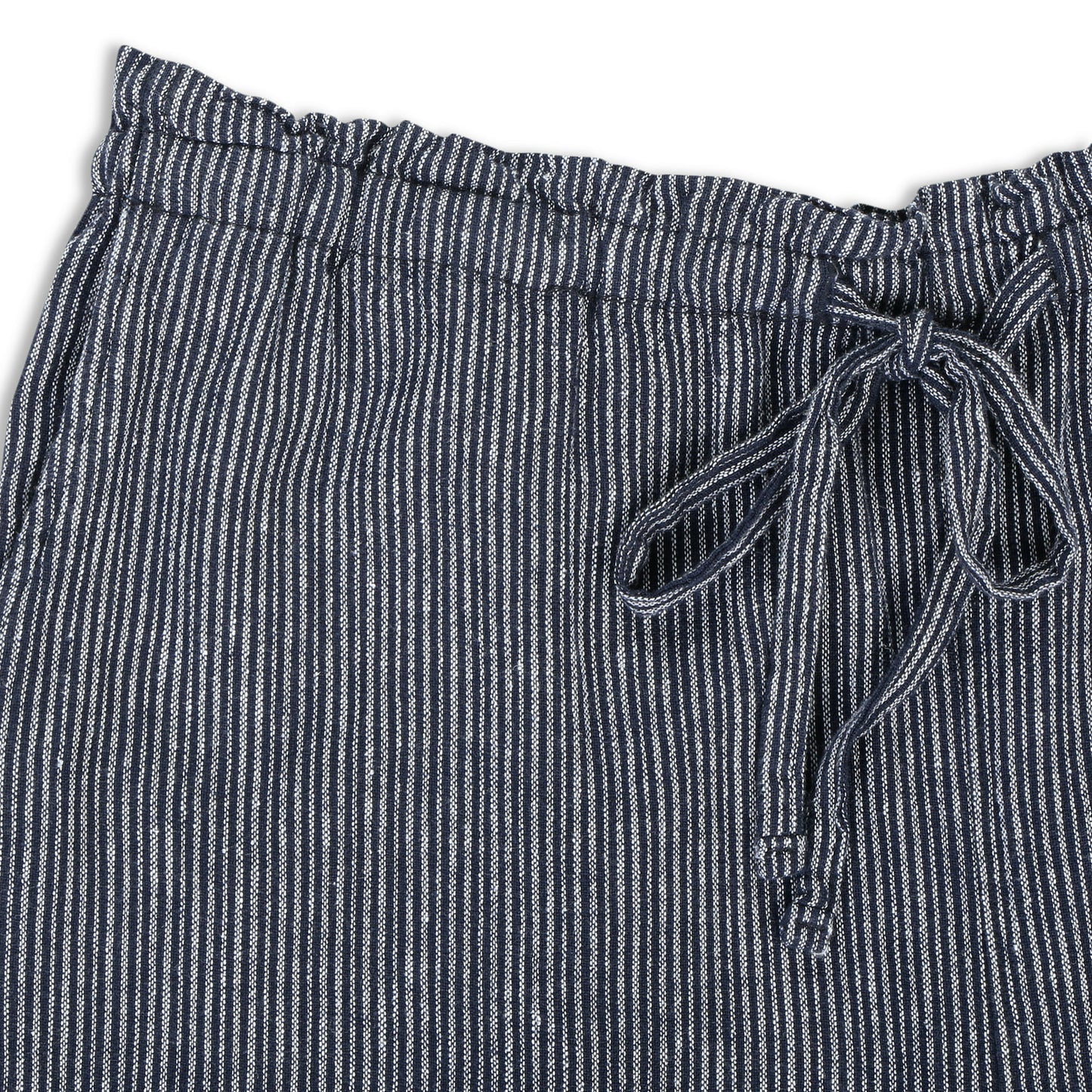Time and Tru Women's High Rise Wide Leg Crop Linen Pants