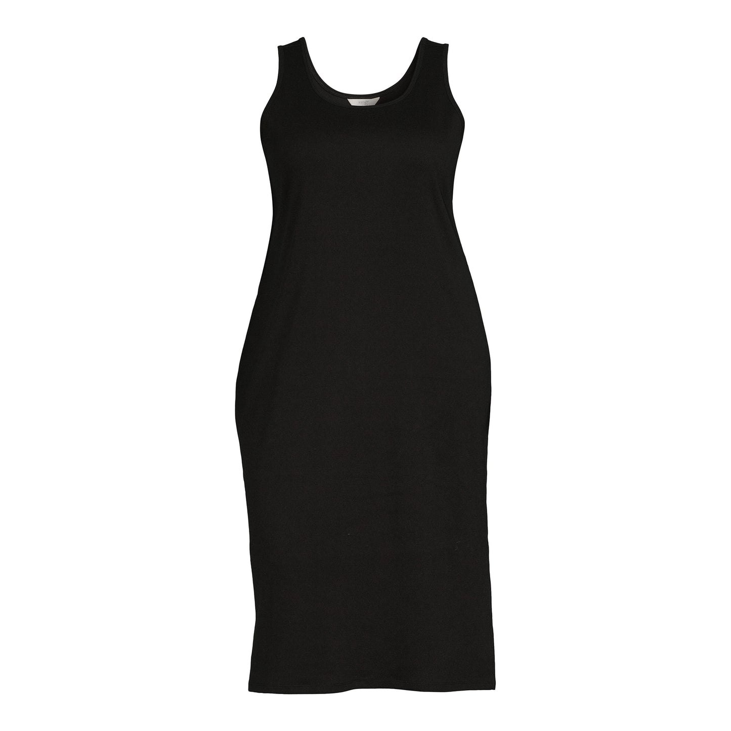 Terra & Sky Women's Plus Size Ribbed Midi Tank Dress