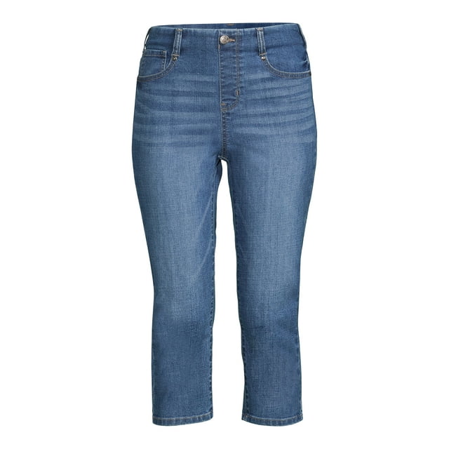 Time and Tru Women's Denim Capri Pants