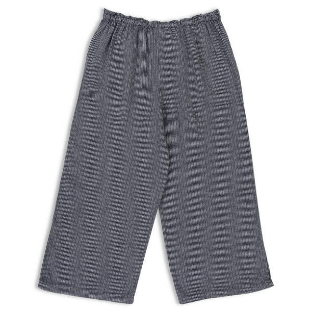 Time and Tru Women's High Rise Wide Leg Crop Linen Pants