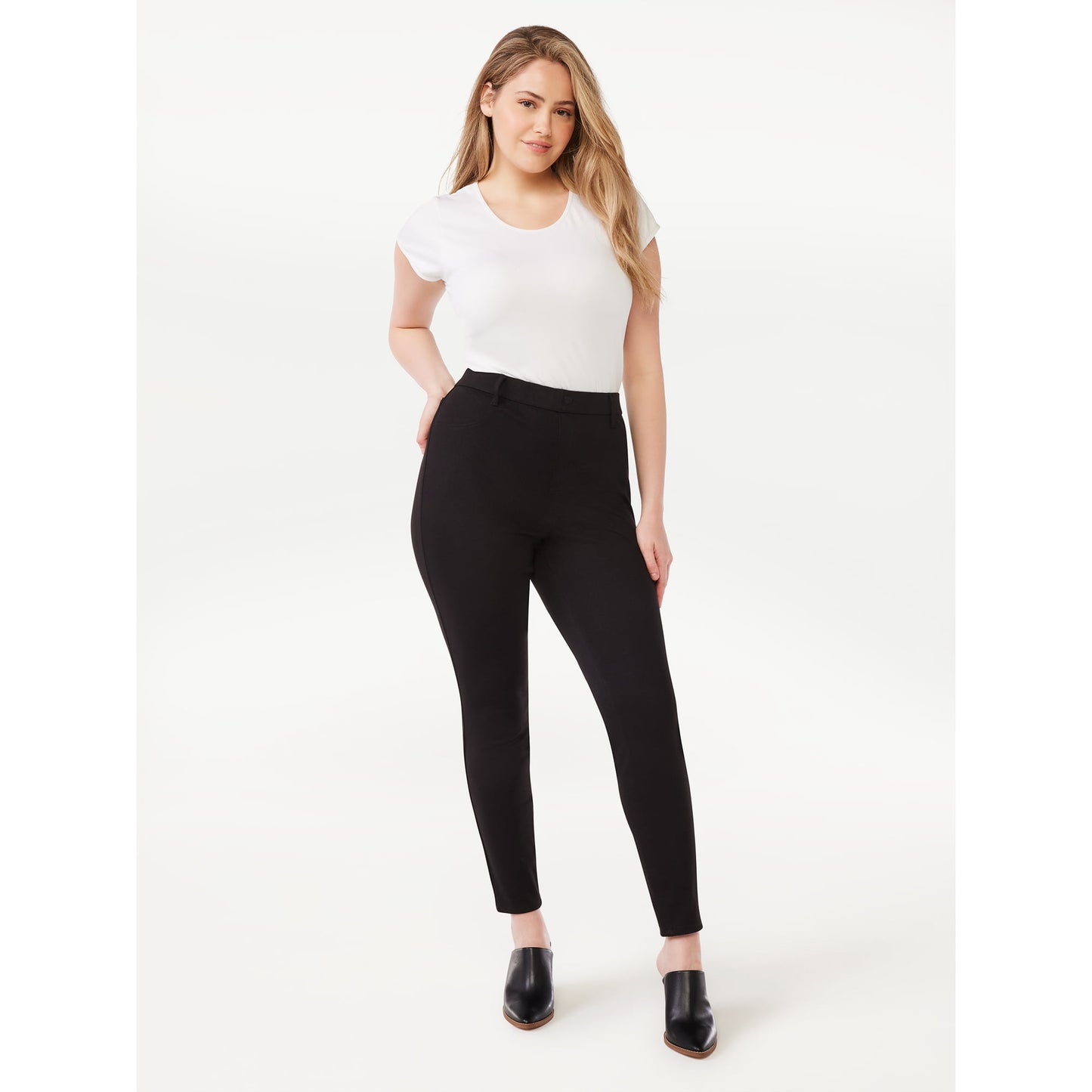 Time and Tru Women's High Rise Jeggings