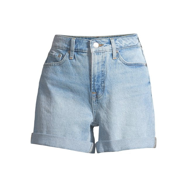 Free Assembly Womens Rolled Cuff Jean Shorts