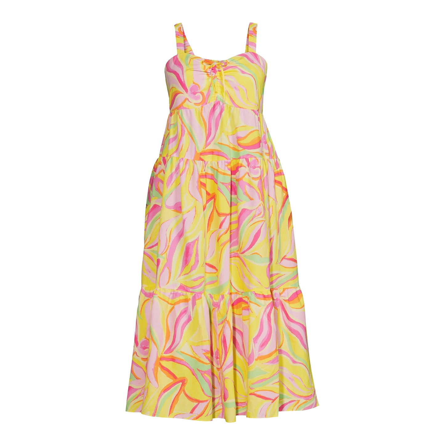 Terra & Sky Womens Plus Size Tiered Maxi Dress