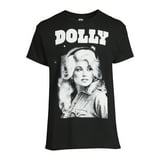 Dolly Parton Mens Portrait Graphic T-Shirt,