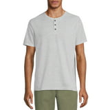 George Mens Henley Tee with Short Sleeves, 2-Pack