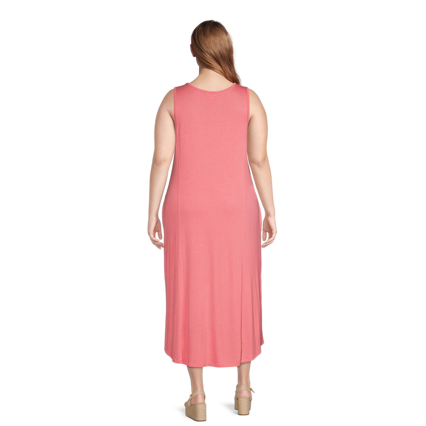 Terra & Sky Womens Plus Size Swing Tank Dress