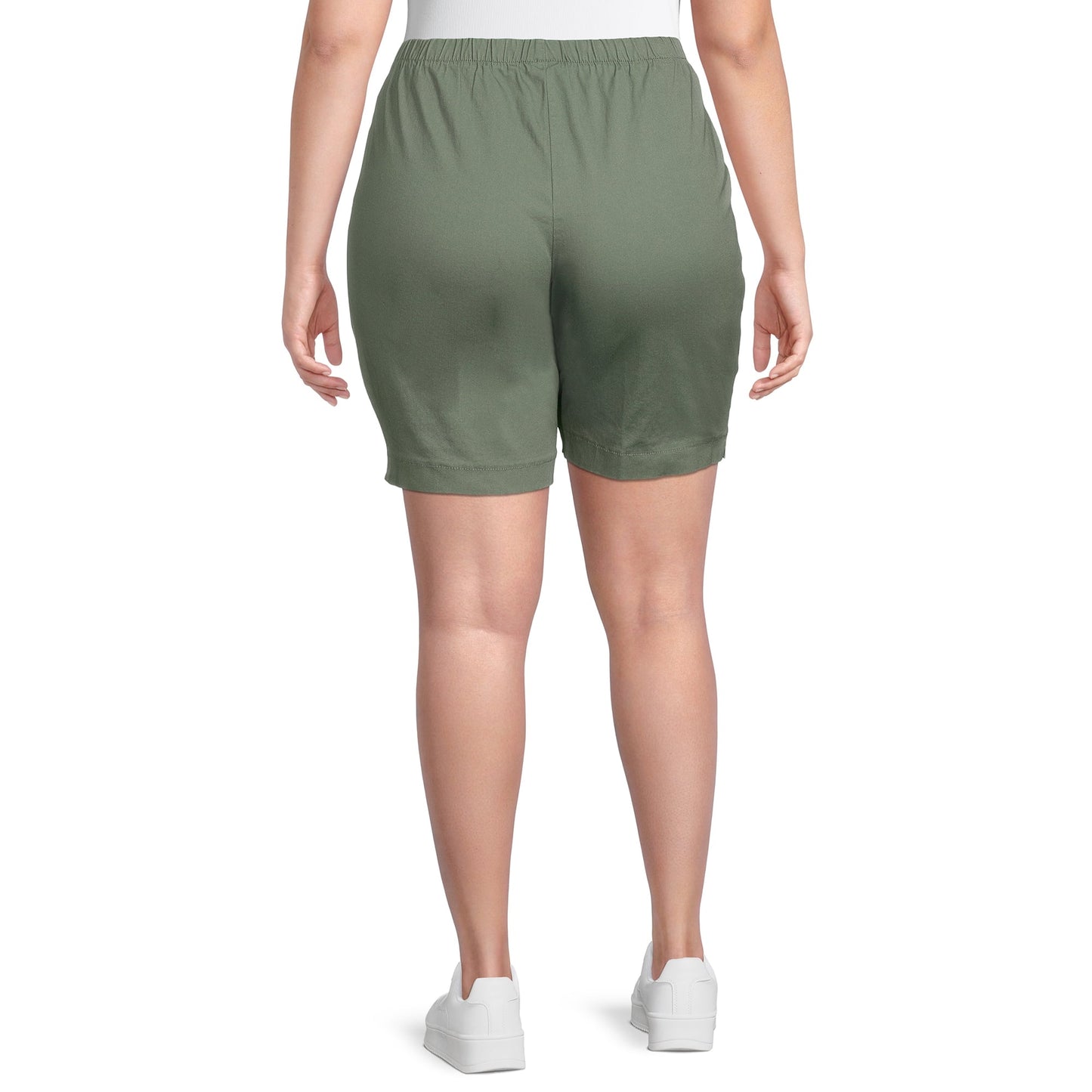 Just My Size Womens Plus Size Pull-On Shorts