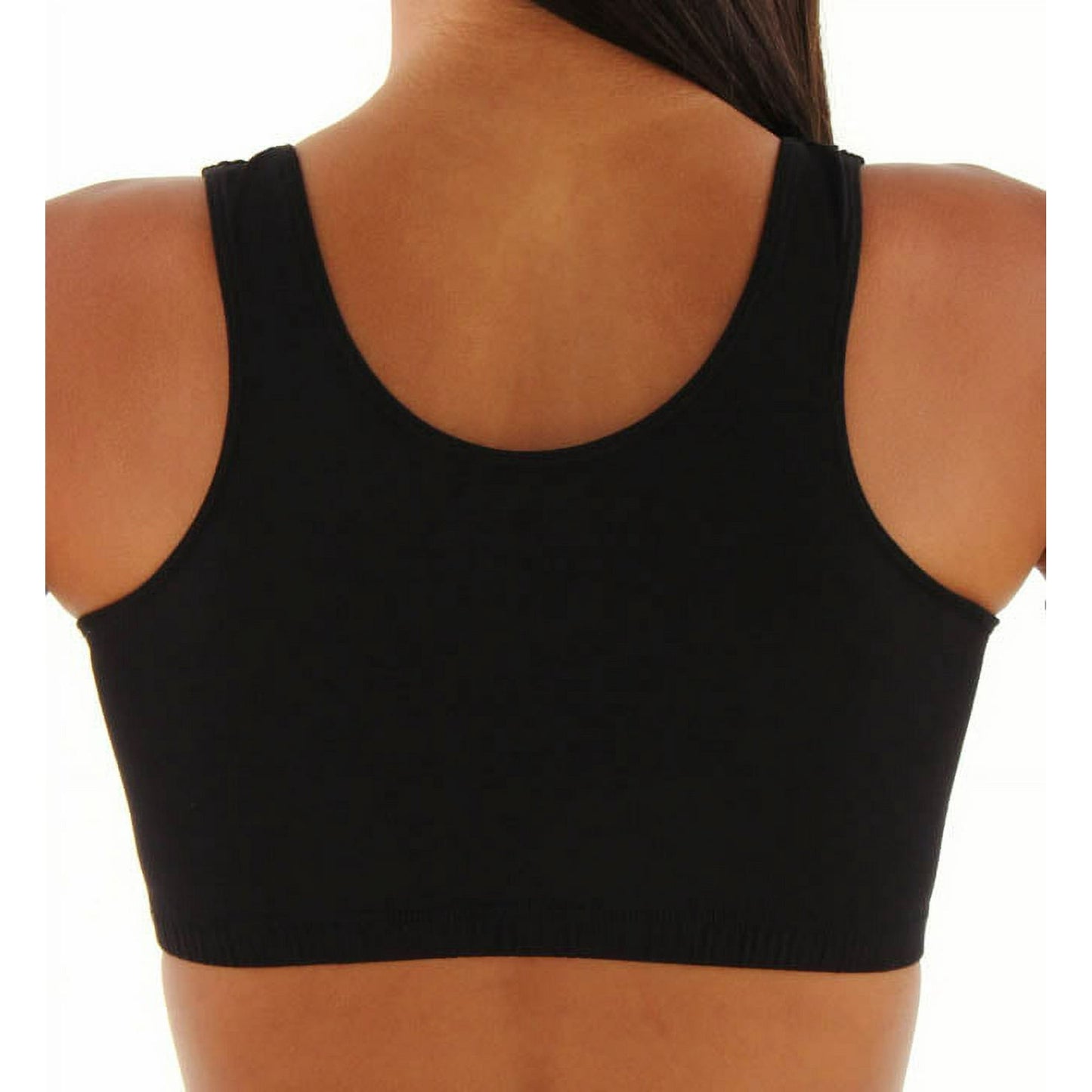 Fruit of the Loom Womens Tank Style Cotton Sports Bra, 3-Pack, Style-9012