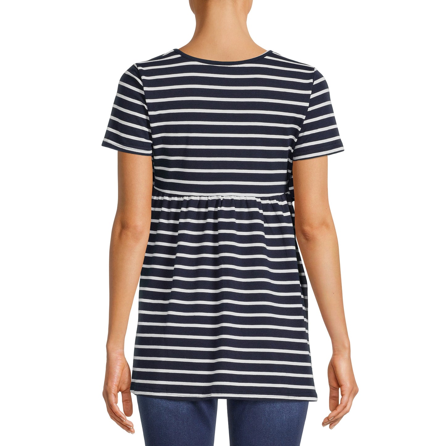 Oh! Mamma Maternity Womens Overlay Maternity and Nursing Top (Womens and Womens Plus)