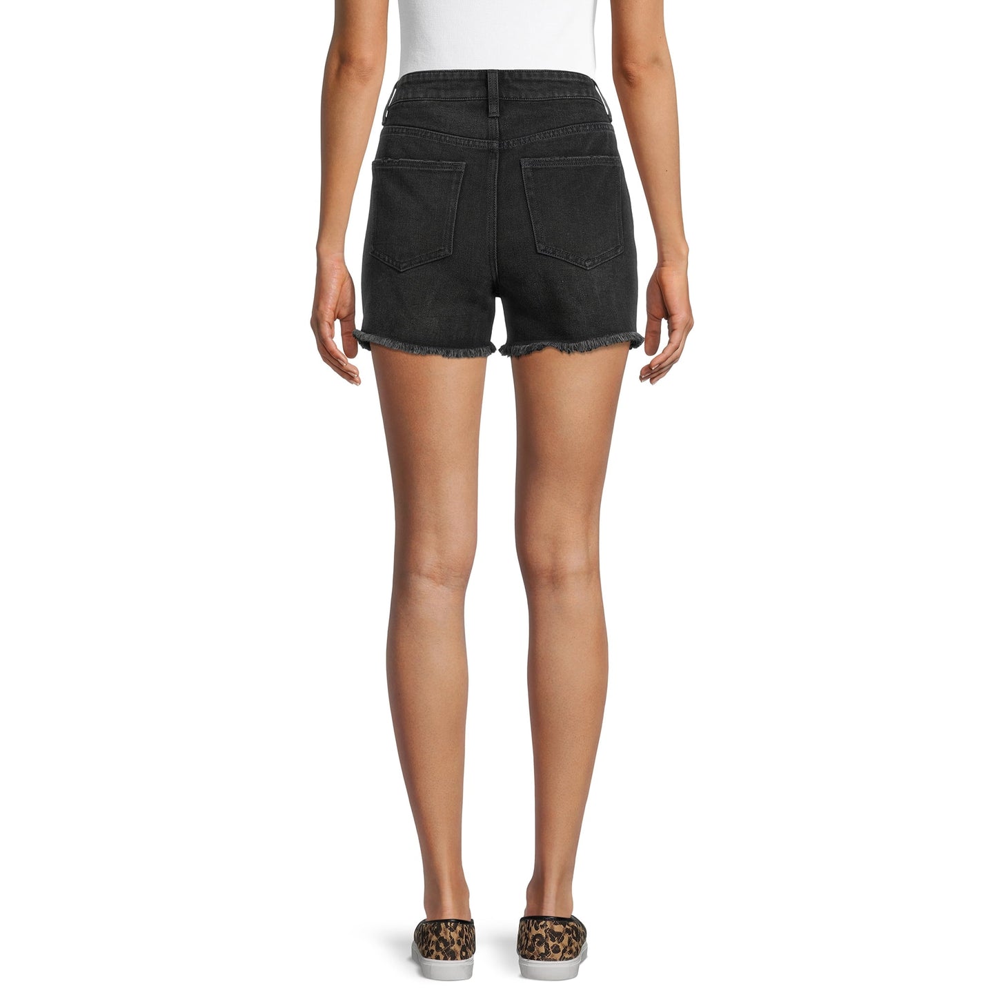 Time and Tru Womens High Rise Denim Shorts