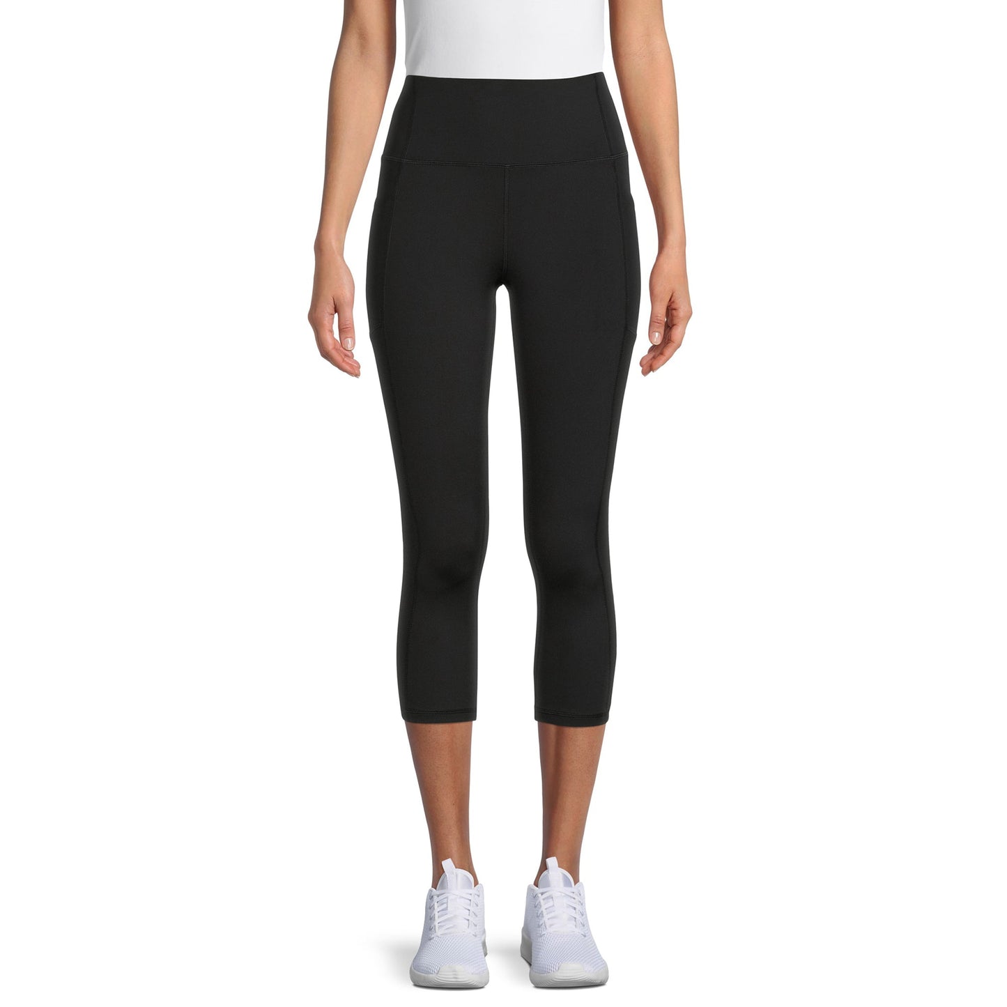 Avia Womens 21 High Waist Capri Legging with Side Pockets