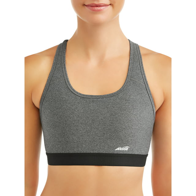 Avia Womens Medium Support Racerback Sports Bra