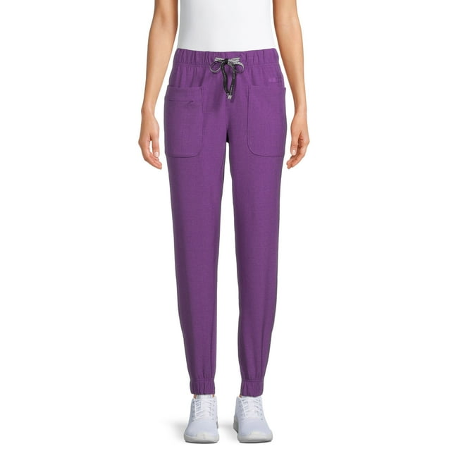 ClimateRight by Cuddl Duds Stretch Woven Scrub Jogger