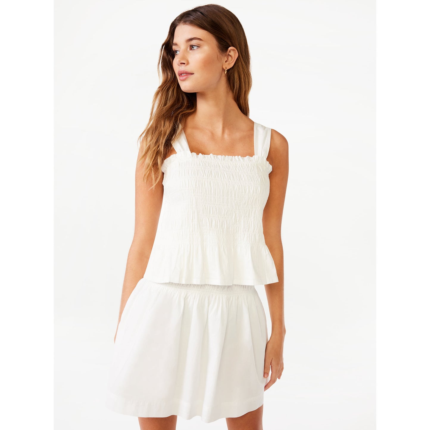 Free Assembly Women's Smocked Tank Top,