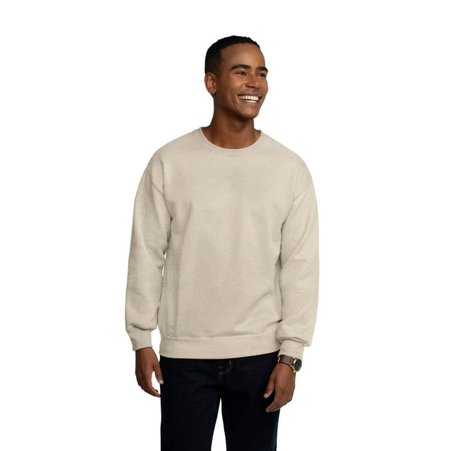 Fruit of the Loom Mens EverSoft Fleece Crew Sweatshirt,