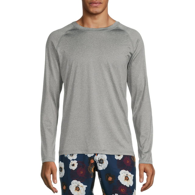 George Mens Long Sleeve Rash Guard with UPF 50+
