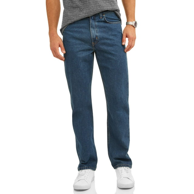 George Mens and Big Mens 100% Cotton Relaxed Fit Jeans