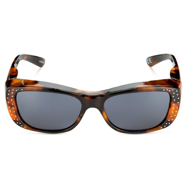 Polar Optics Fits Over Sunglass Rectangle Teal
