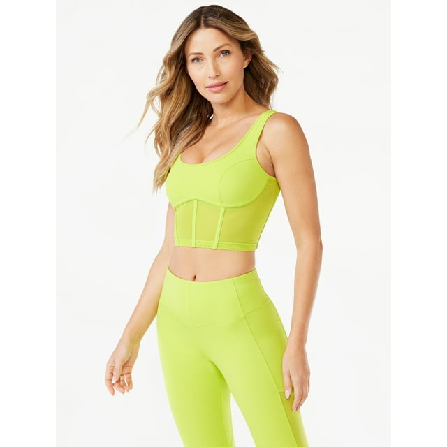 Sofia Active Womens Low Impact Bustier Tank Top