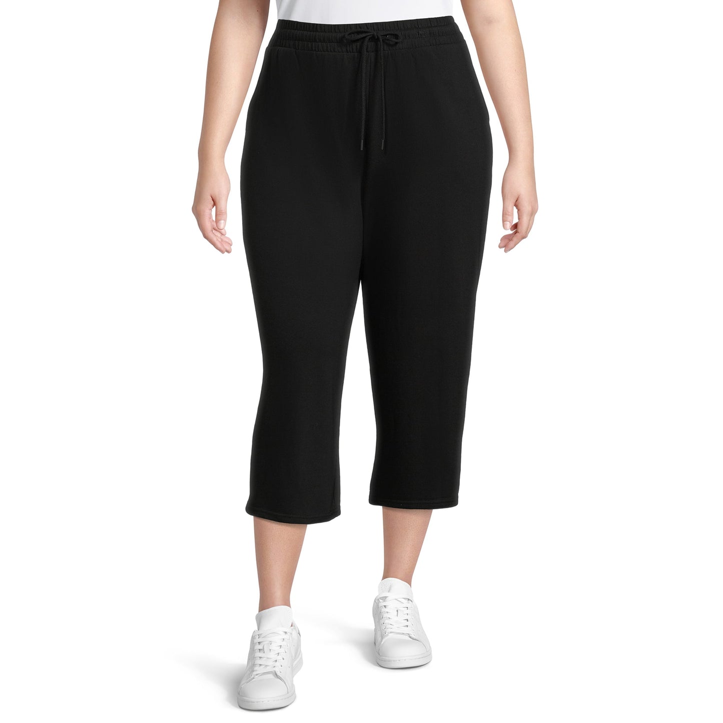 Terra & Sky Womens Plus Size Knit Capri