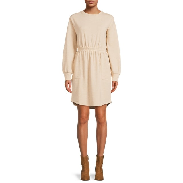 Time And Tru Womens Sweatshirt Dress