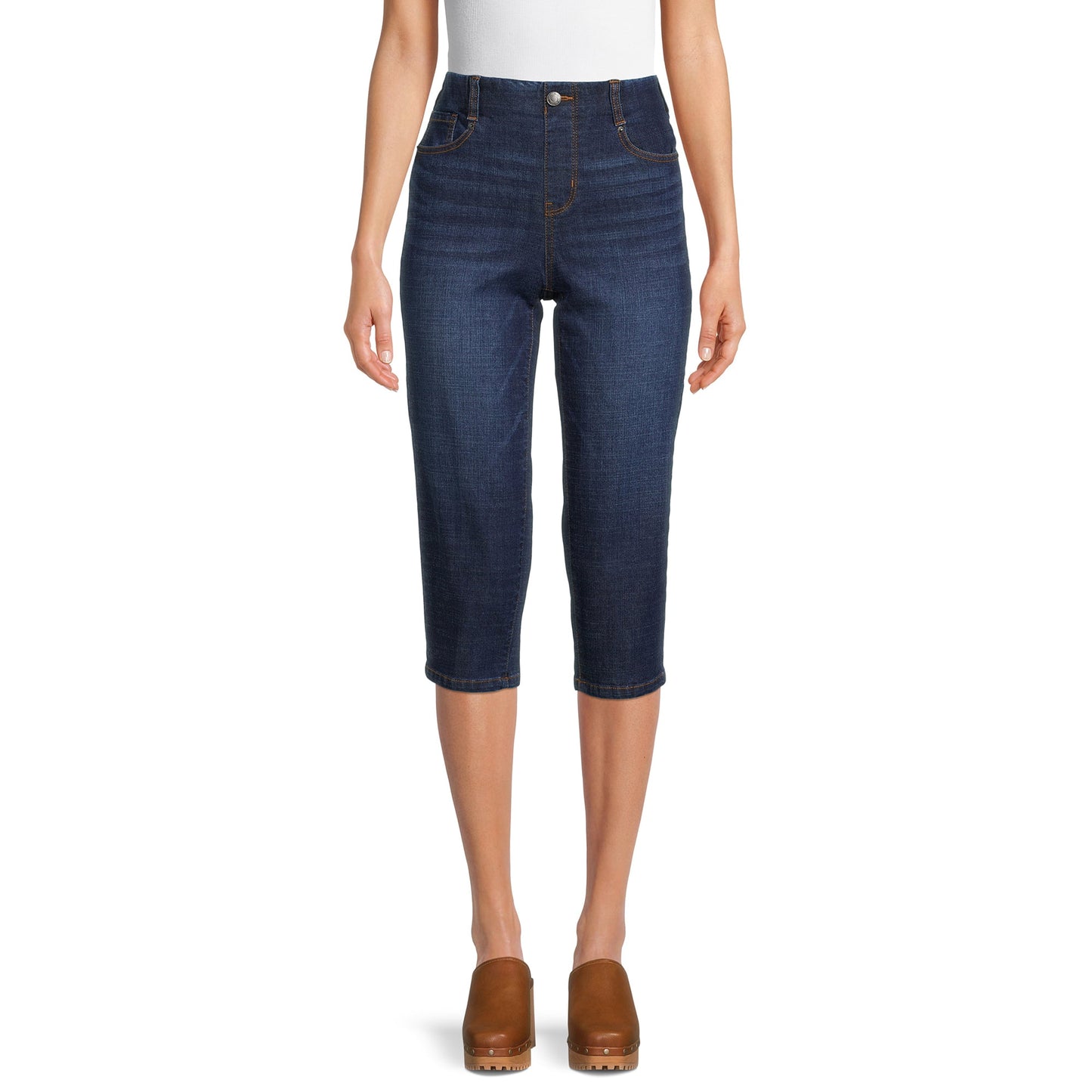 Time and Tru Women's Denim Capri Pants