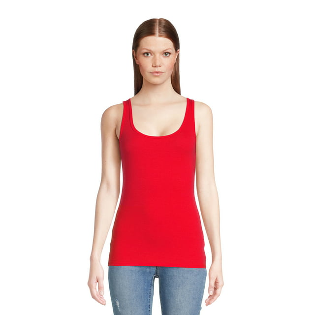 Time and Tru Womens Rib Tank Top