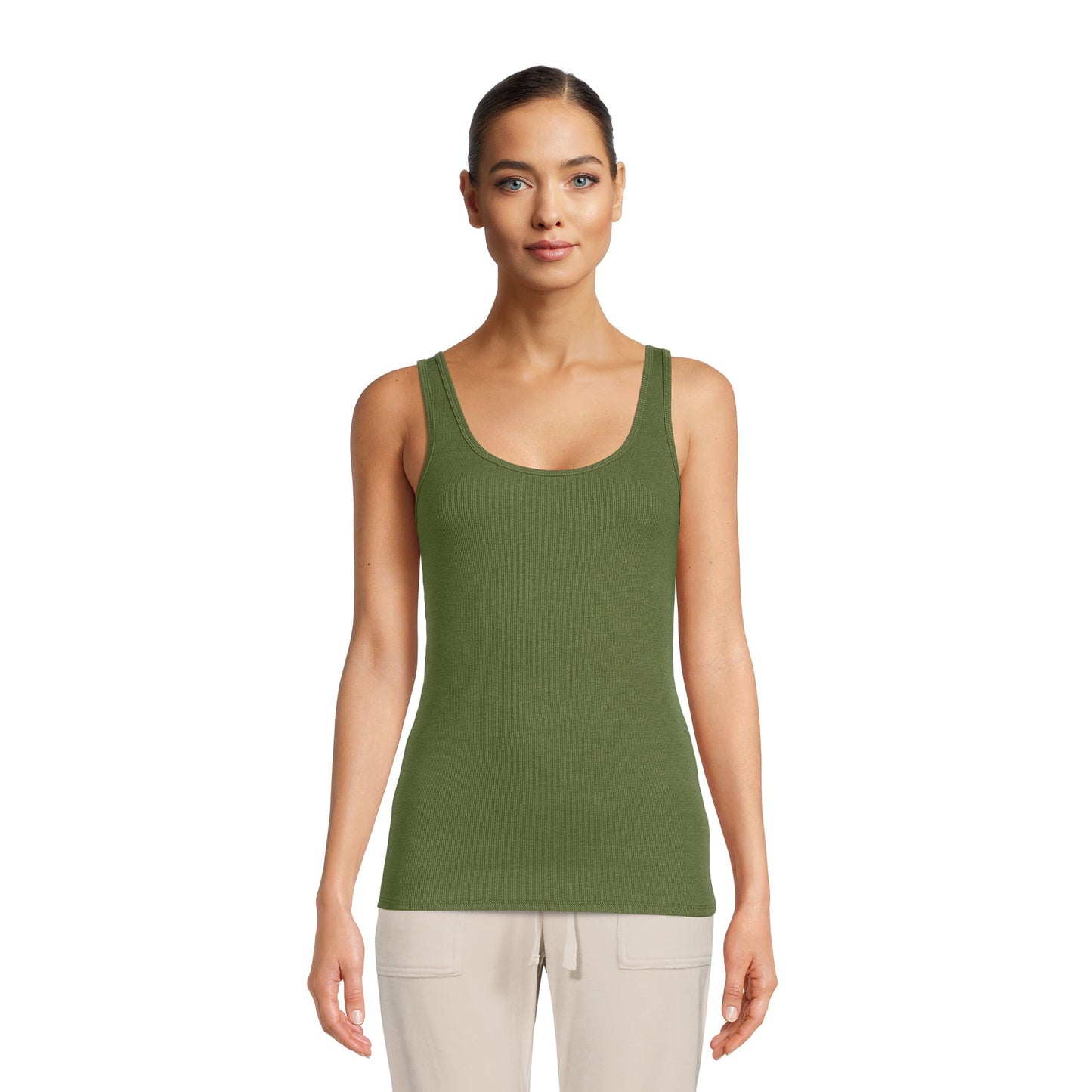 Time and Tru Womens Rib Tank Top