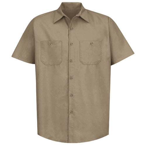 Red Kap Mens Short Sleeve Industrial Work Shirt
