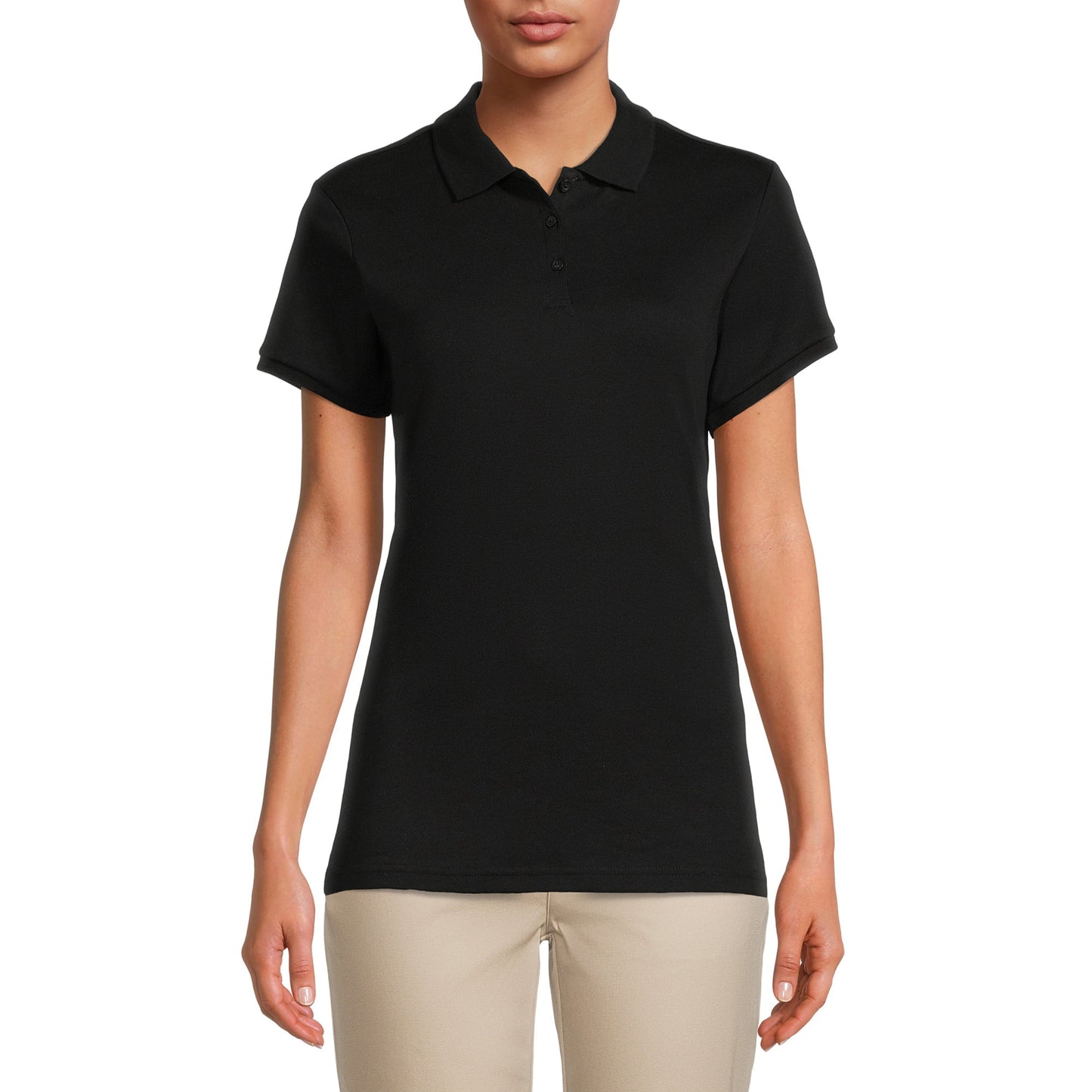 Wonder Nation Juniors School Uniform Polo Shirt with Short Sleeves