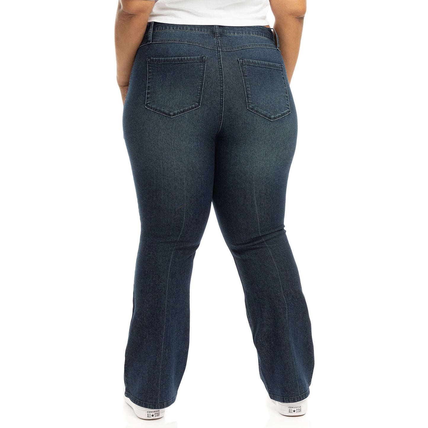 A3 Denim Women's Plus Size High Rise Bootcut Jeans