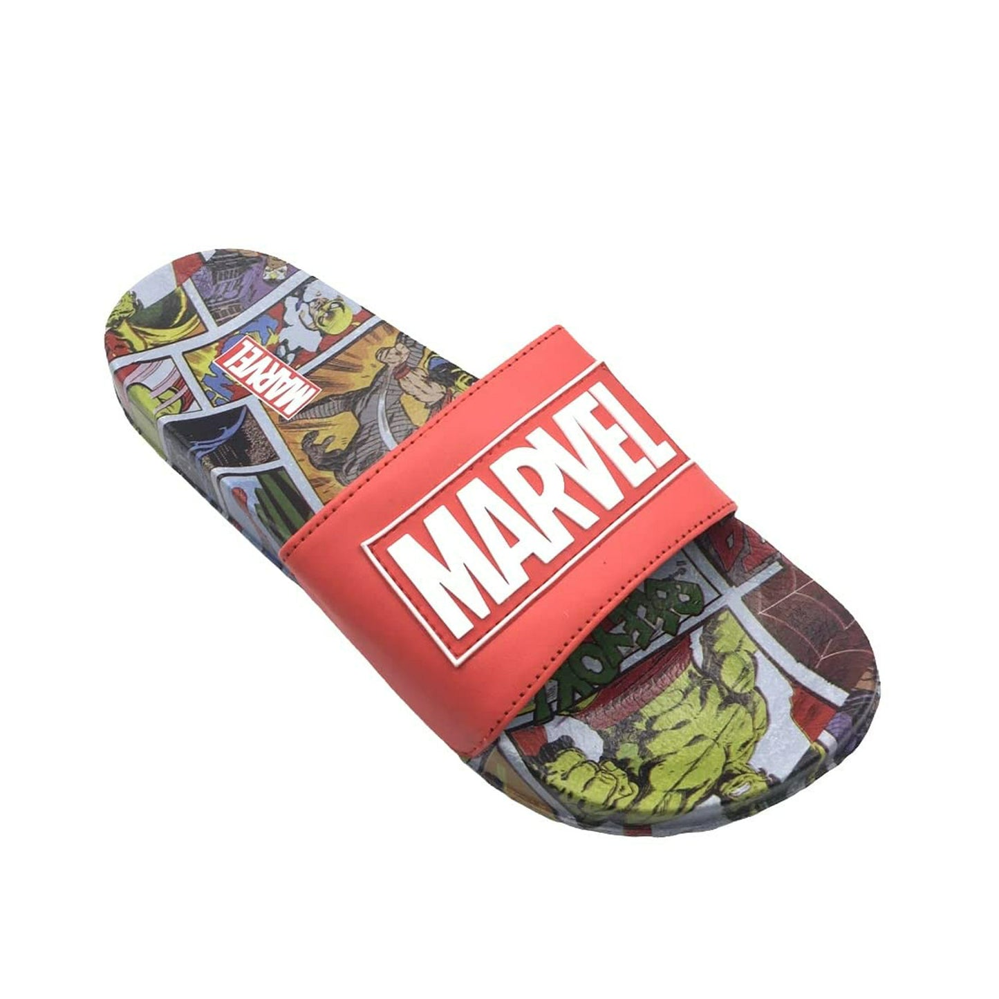 Marvel Comics Adult Mens Novelty Sport Slide Sandals