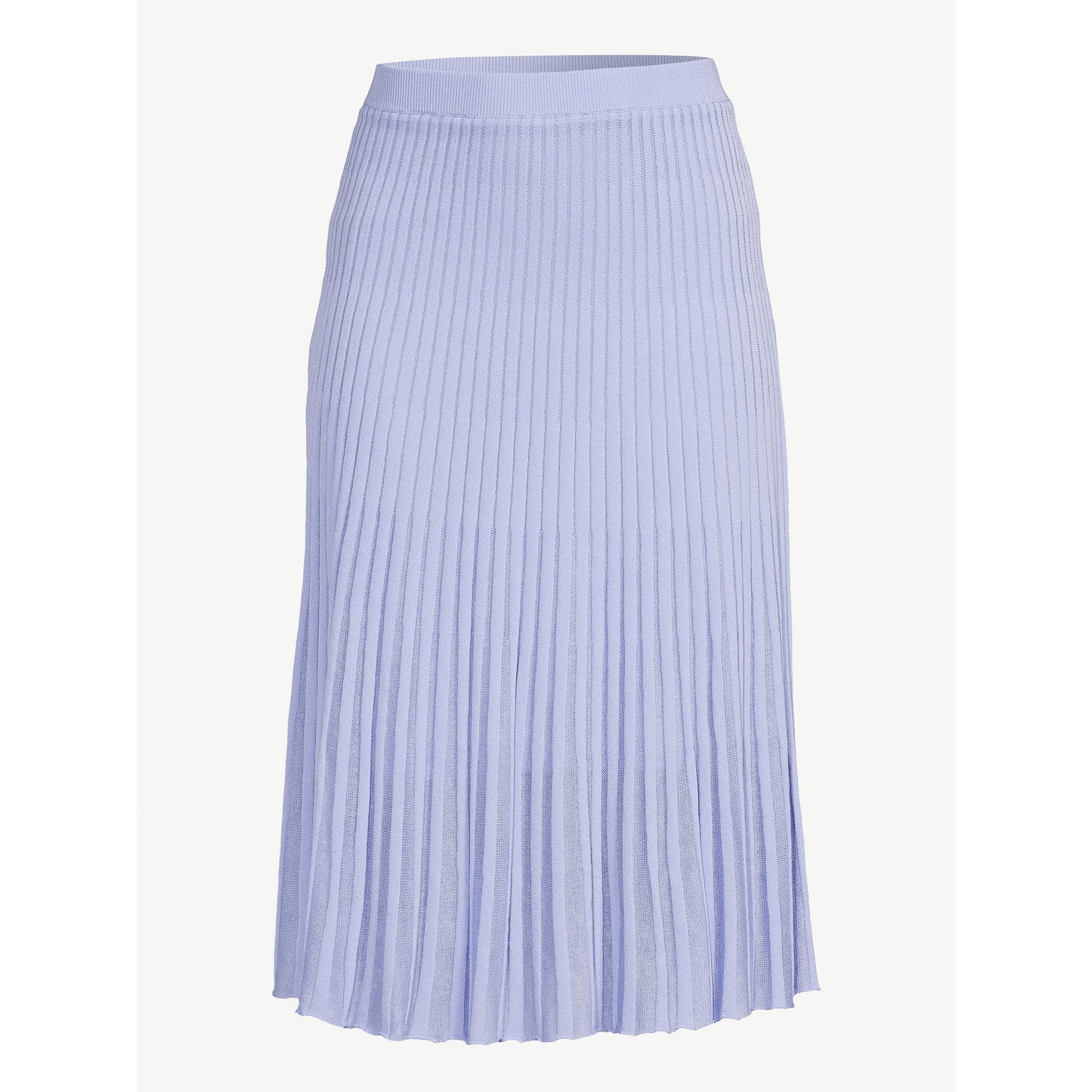 Scoop Womens Stripe Knit Midi Skirt
