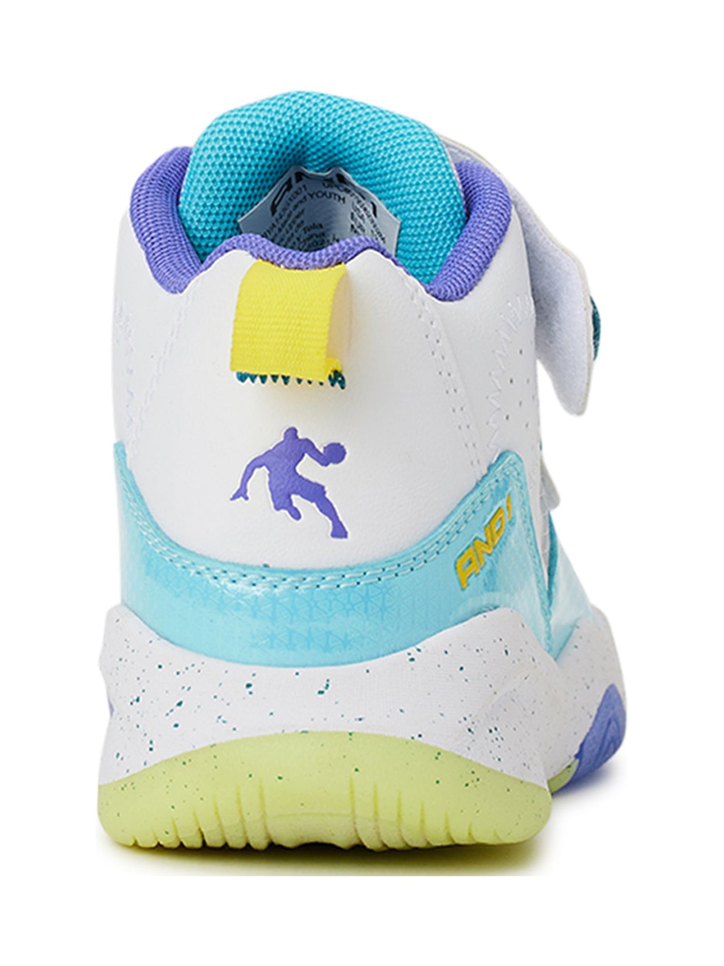AND1 Little & Big Boys Strap Basketball Sneakers 2.0,