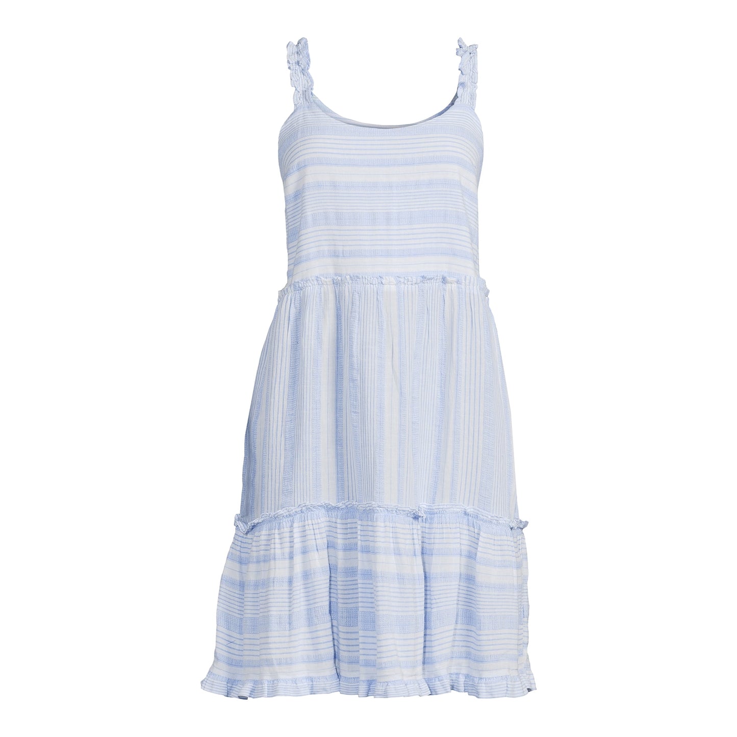Time and Tru Womens Sleeveless Short Stripe Dress