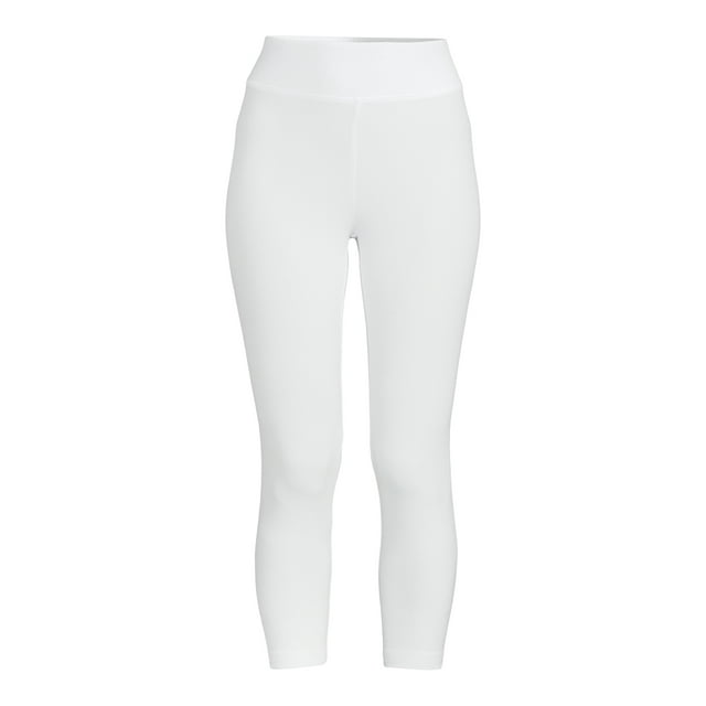 Time And Tru Womens High Rise Ankle Knit Leggings