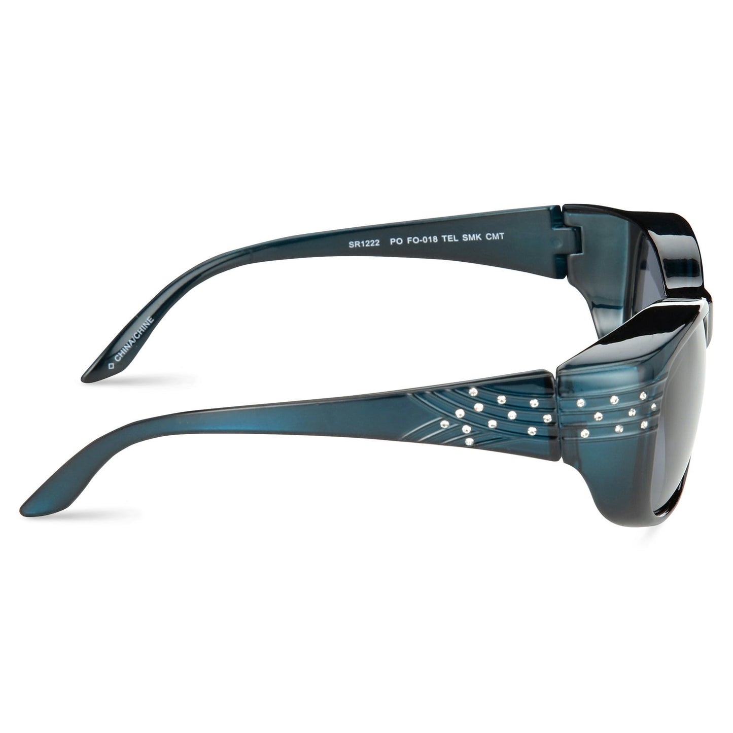 Polar Optics Fits Over Sunglass Rectangle Teal