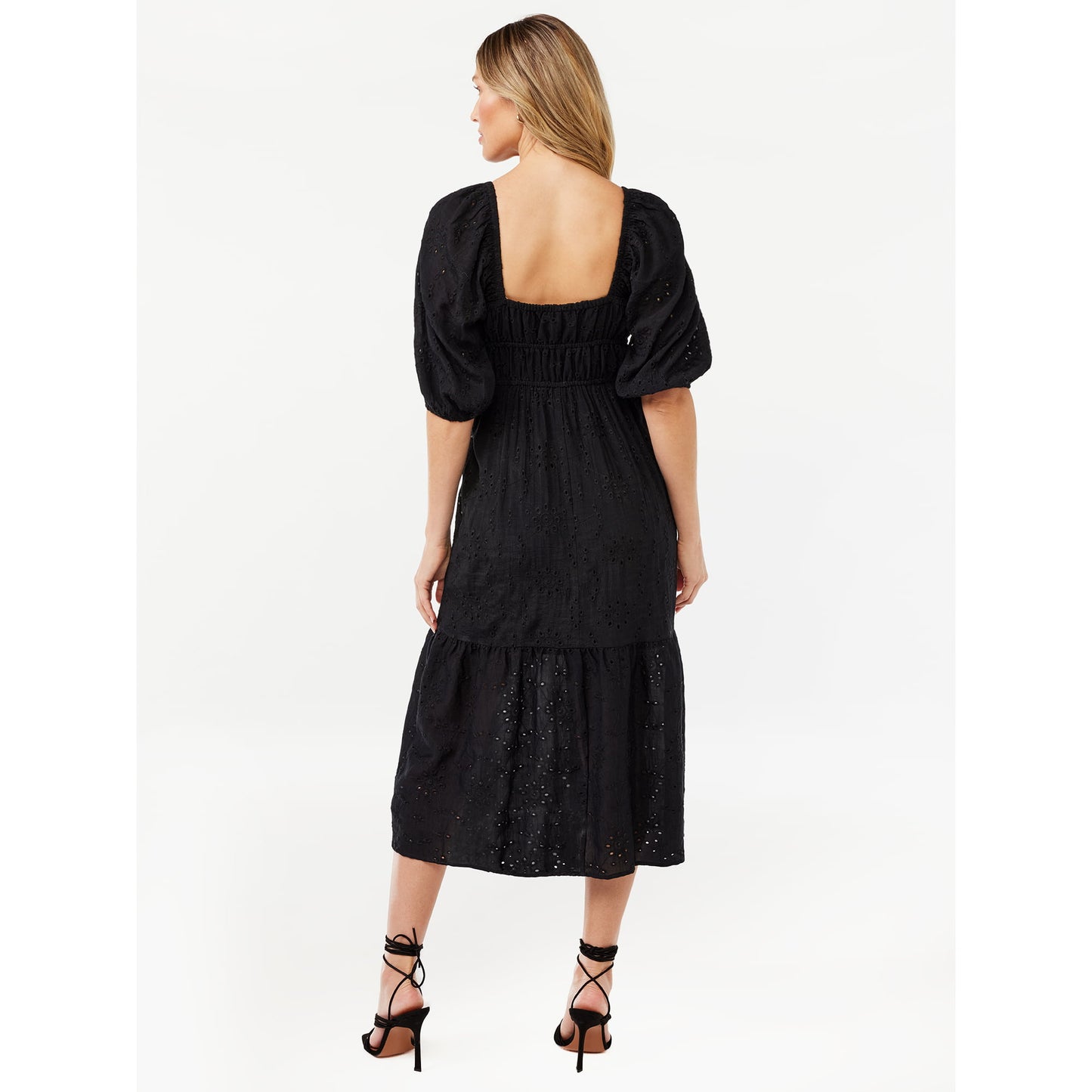 Sofia Jeans by Sofia Vergara Womens Eyelet Empire Dress