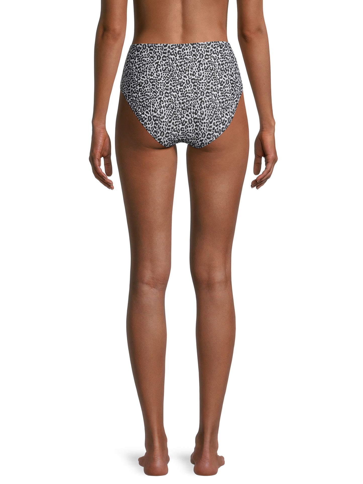 Social Angel Womens Print High Waist Bikini Swimsuit Bottom