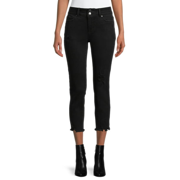 Time and Tru Womens Stretch Denim Capri Jeans