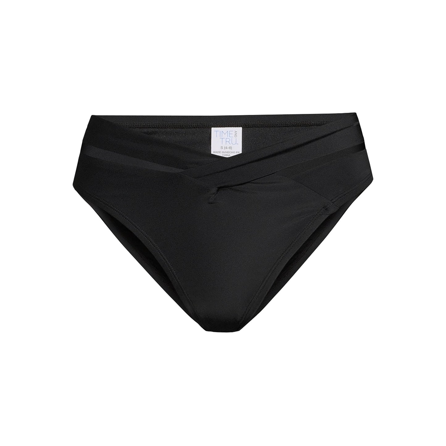 Time and Tru Women's and Women's Plus V Front Cutout Swim Bottom