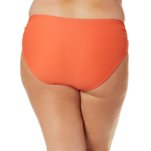 Time and Tru Womens and Womens Plus Solid Mid Rise V Bottoms