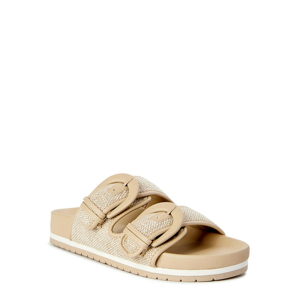 Time and Tru Womens Dressy Footbed Slide