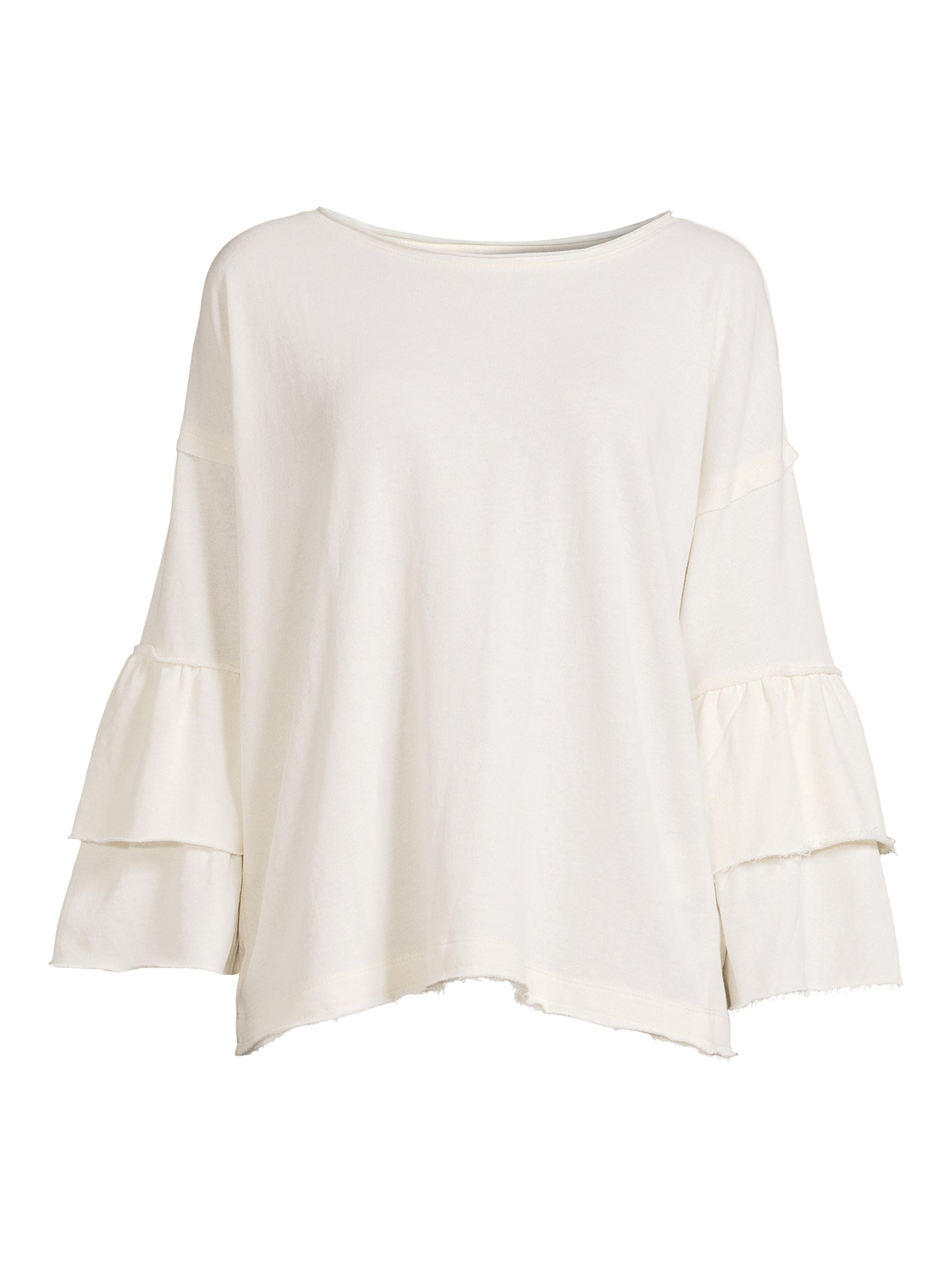 lemon & bloom by Grey State Womens Tiered Sleeve Top