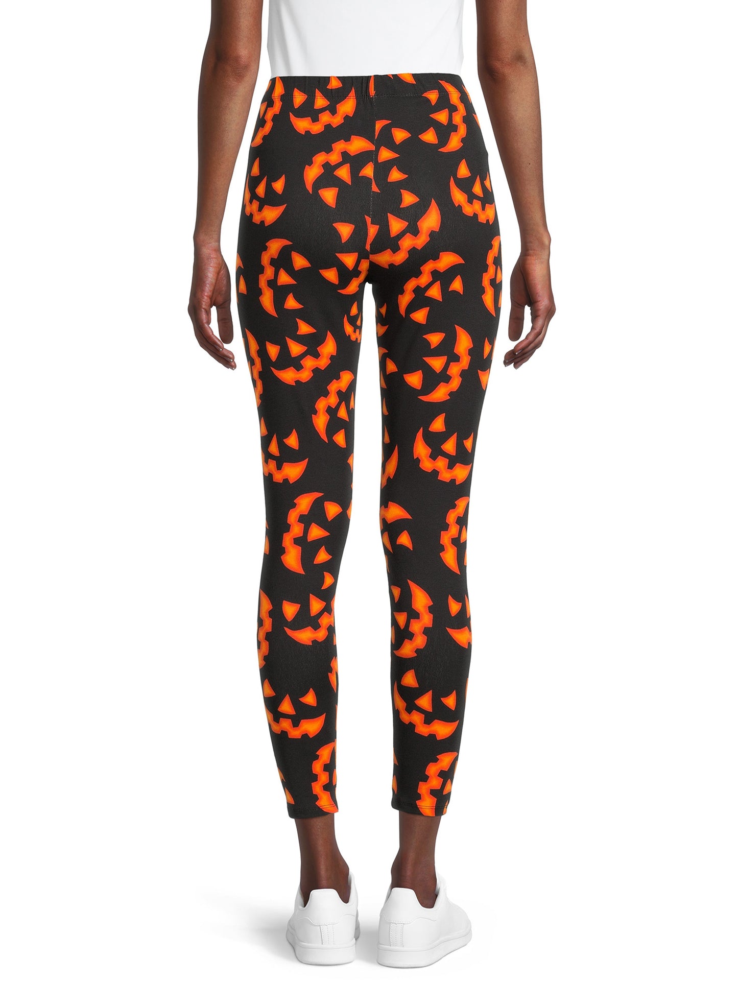 No Boundaries Juniors Halloween Ankle Leggings, 3-Pack