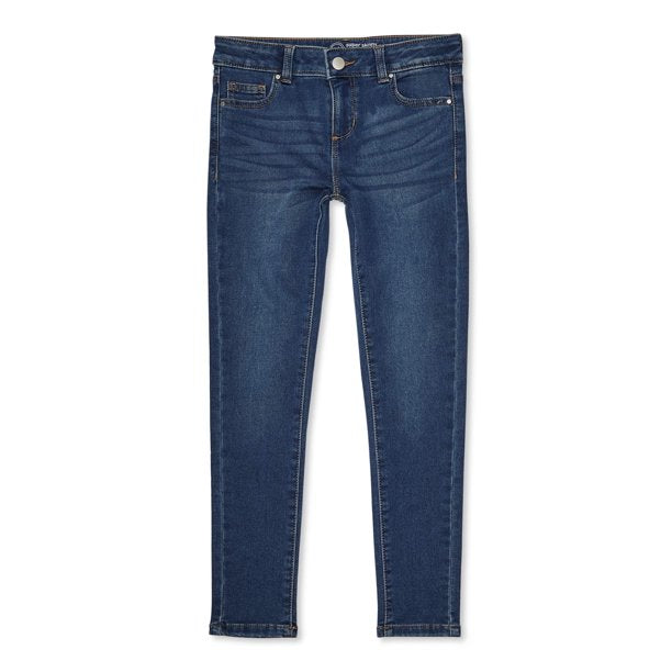 Wonder Nation Girls Kid Tough Super Skinny Jeans & Plus