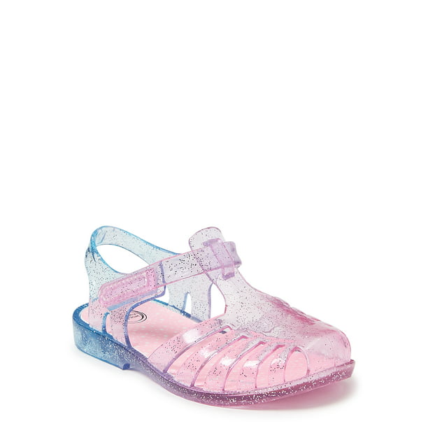 Wonder Nation Toddler Girls Jelly Sandals